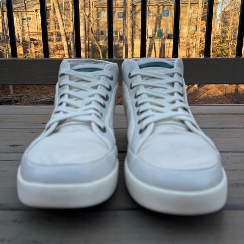 Alexander McQueen X Puma Rabble Formula One Sneakers in white size 13 - Picture 2 of 12